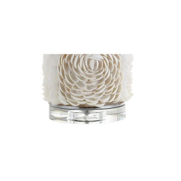 Rosette 28.5" Seashell/Resin/Crystal LED Table Lamp - JONATHAN Y
